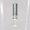 Сучасний LED підвіс у сріблі з ефектом бульбашок "Crystal Bubble Chrome", 4W (J2546-1HR)