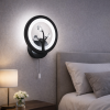 Настінне чорне Led-Бра 8135/1BK