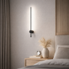 Сучасне світлодіодне Led-Бра 60 см чорного кольору Stick Black Minimal 2042/600 black