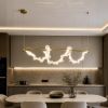 Сучасна Led люстра 150 см колір Бронза Sinfonia di Luce (7813168 (1500) AB)
