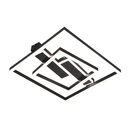 Світлодіодна Led люстра до 20 м² з пультом 110 Вт квадратноїформи  (QQD3011)