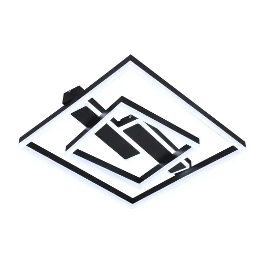 Світлодіодна Led люстра до 20 м² з пультом 110 Вт квадратноїформи  (QQD3011)