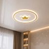 Дитяча LED люстра у біло-золотому кольорі (7871042)