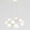 Підвісна люстра на 25 плафонів G9 (Cloud Sphere White" D123/25WH)