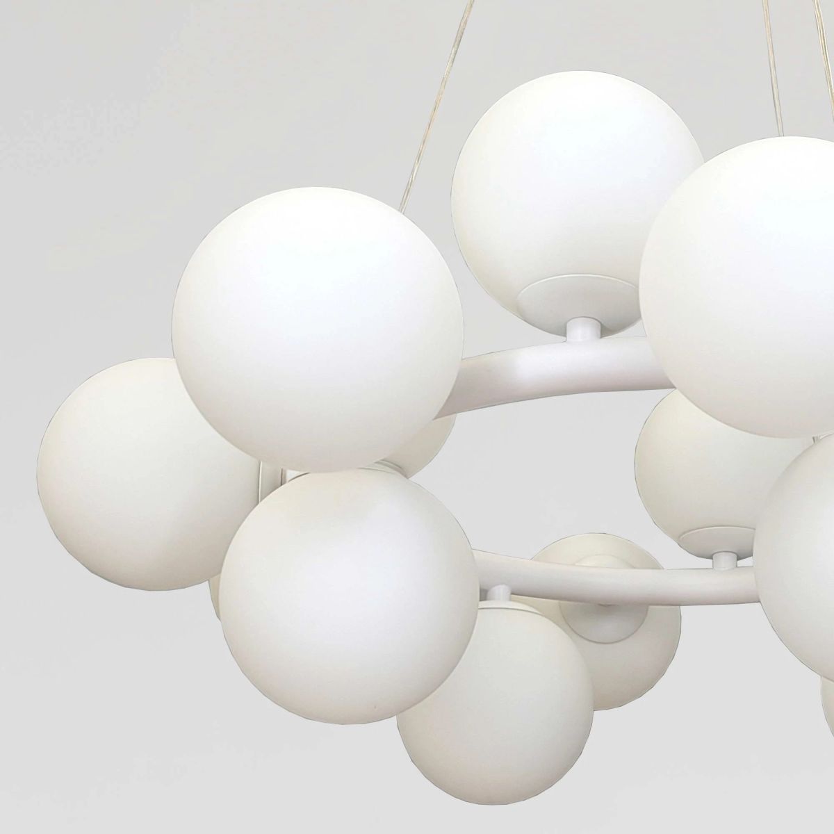Підвісна люстра на 25 плафонів G9 (Cloud Sphere White" D123/25WH)