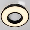 Світлодіодна Led люстра до 25м² у чорному  корпусі 120 Wt Corruga  (9017-500 BK)