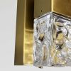 Сучасне Led  бра прозорий кришталь в золоті (B165-WALL)