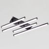 Світлодіодна Led люстра до 16м² чорний онікс  Геометрія ліній (Black & Chrome W170/4BK)