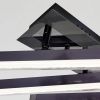 Світлодіодна Led люстра до 16м² чорний онікс  Геометрія ліній (Black & Chrome W170/4BK)
