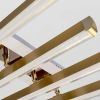Сучасна Led люстра 50W білий + золото W170/4GD