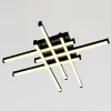 Сучасна Led  чорного кольору з пультом 120 Wt (IS 1039-6B BK)