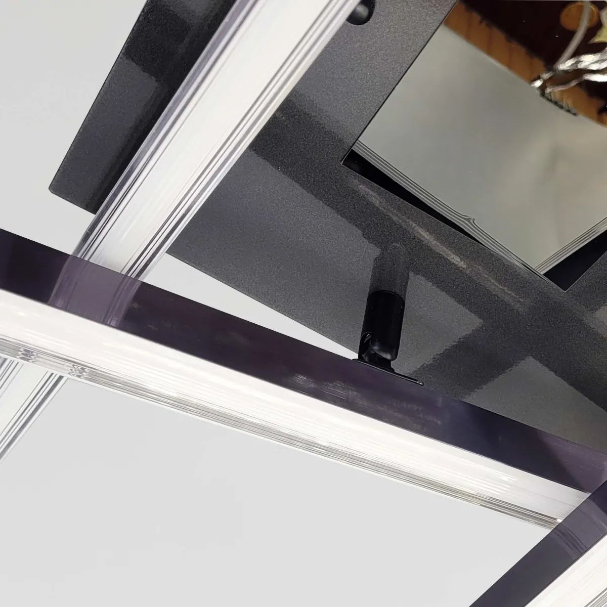 Світлодіодна Led люстра до 16м²  чорного кольору (Quadro Tech W183/4BK)
