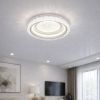 Світлодіодна Led люстра до 20м² круглої форми 43 см 158 Wt Crystal Halo