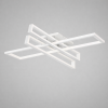 Сучасна Led люстра до 20м² білого кольору 164 Wt Geometria Gravity White