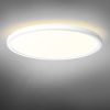 Світлодіодний Led світильник 22 Wt круглий 30 см білого кольору (Eclipse Ring DL5R 22W Black)
