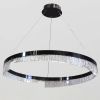 Чорна підвісна Led люстра 50W із акриловим розсіювачем Modern Minimalist Black (2001/60BK)