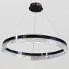 Чорна підвісна Led люстра 50W із акриловим розсіювачем Modern Minimalist Black (2001/60BK)
