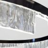 Чорна підвісна Led люстра 50W із акриловим розсіювачем Modern Minimalist Black (2001/60BK)