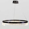 Чорна підвісна Led люстра 50W із акриловим розсіювачем Modern Minimalist Black (2001/60BK)