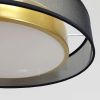 Золотиста LED люстра 42W з регулюванням режимів (2003/X4)