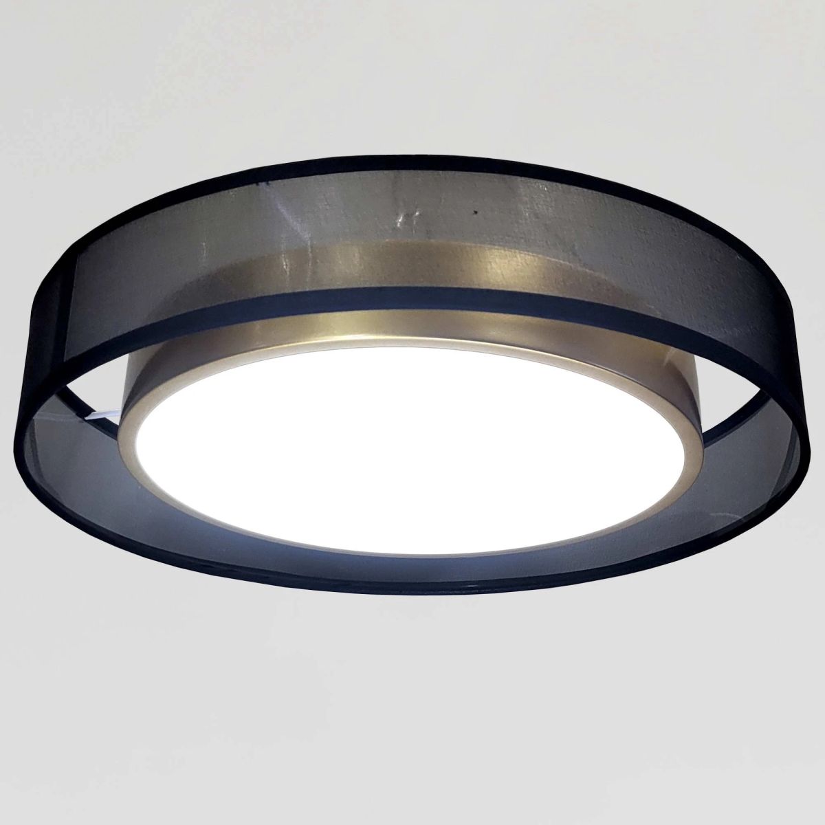 Золотиста стельова LED люстра 40 см (2003/400)