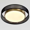 Золотиста стельова LED люстра 40 см (2003/400)