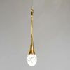 Підвісний світлодіодний Led світильник золота крапля (Crystal Drop Gold 2010/1GD)