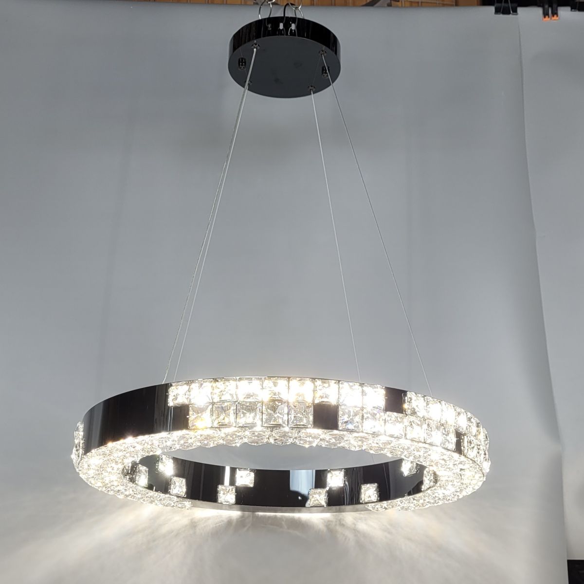 LED-люстра кільце 60 см чорний онікс (7712/600-BK)