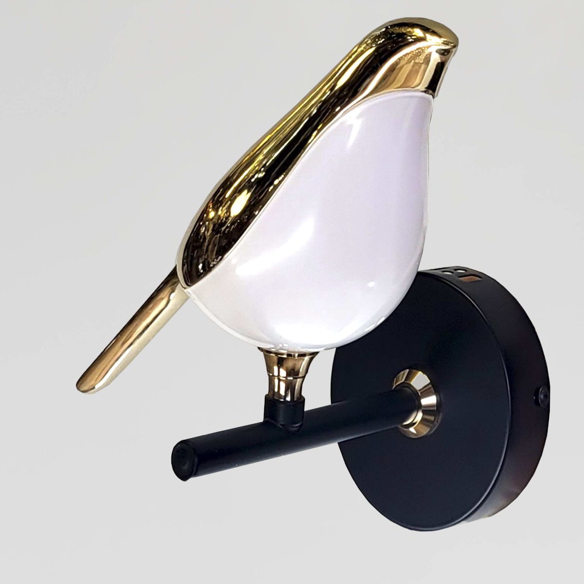 Настінне бра пташка у золоті Bird Light (211301WGD)