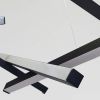 Сучасна Led люстра Геометрія ліній у чорному кольорі (YDH2212BK) 