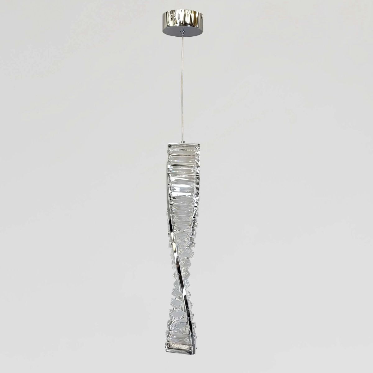 Кришталевий Led підвіс 50 см  (MD230107/50CH)