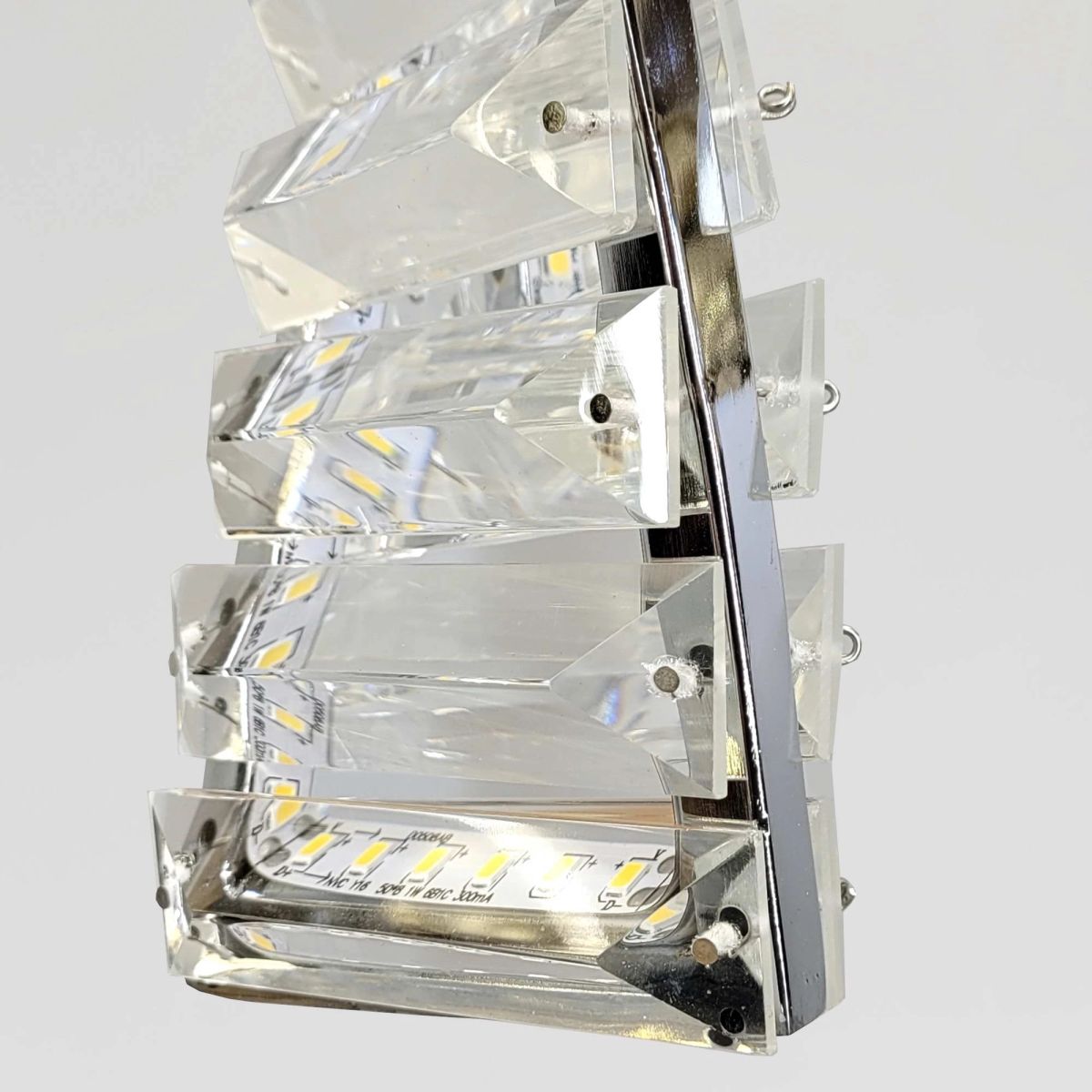 Кришталевий Led підвіс 50 см  (MD230107/50CH)