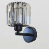Кришталеве настінне бра під лампу E27 "Crystal Prism Wall" (MB230211/1BK)