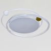 Сучасна світлодіодна LED-люстра 78W з пультом та золотим декором до 18 м² (2469600WH)
