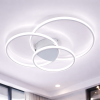 Светодиодная Led люстра 114Wt с пультом белая, для помещений до 18 м² (1158WH)