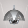 Сучасний LED-підвіс Сатин-димчате скло 7 Вт (QY-H1205 PB+GY)