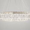 Кришталева LED-люстра 105W Золото з пультом дистанційного керування (575/600+420G)