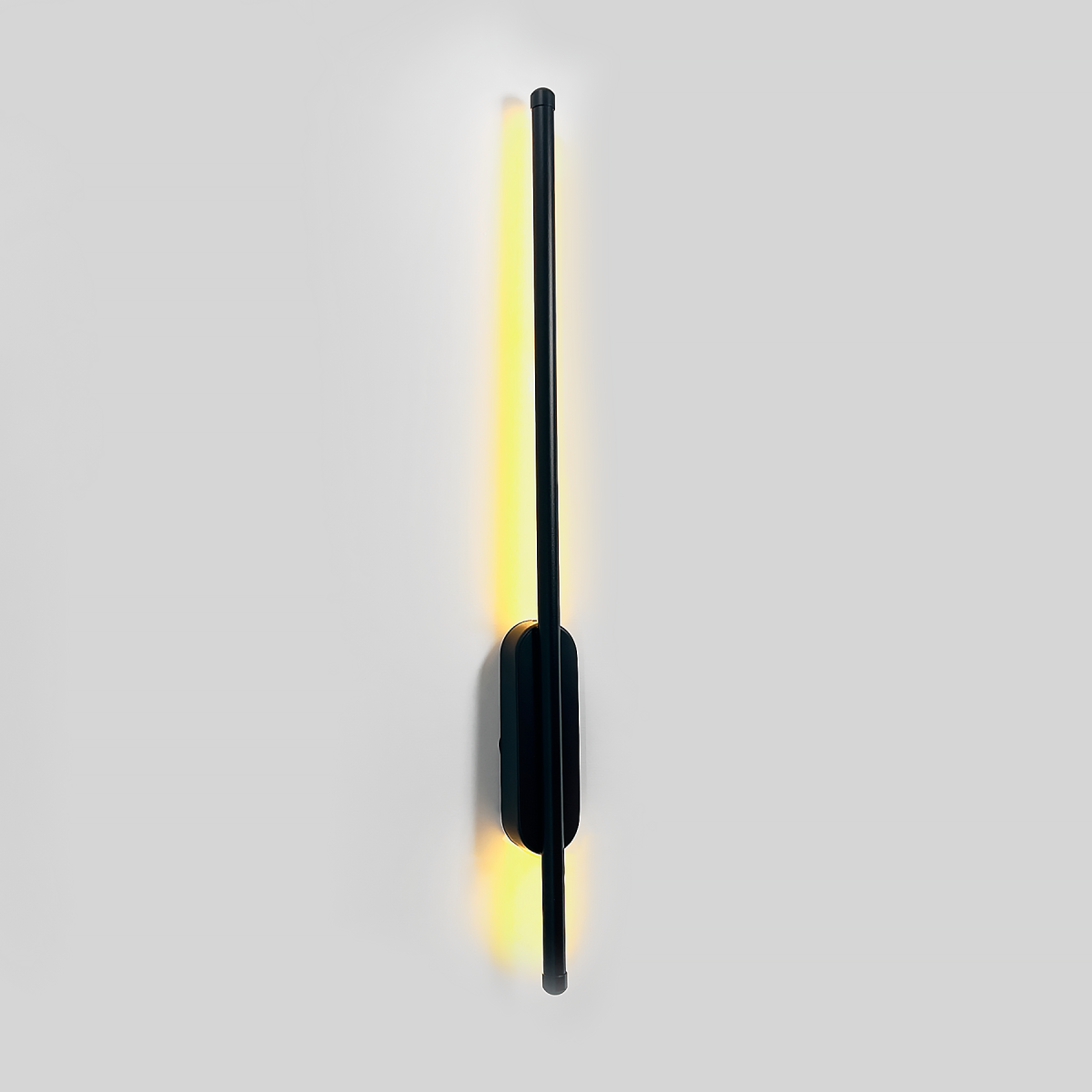 Світлодіодний настінний світильник бра колір xорний 14W Linear Glow (786W8001A BK)