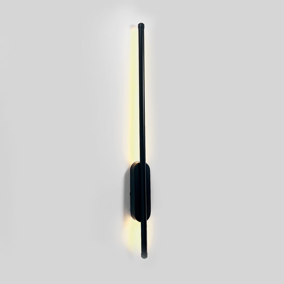 Світлодіодний настінний світильник бра колір xорний 14W Linear Glow (786W8001A BK)