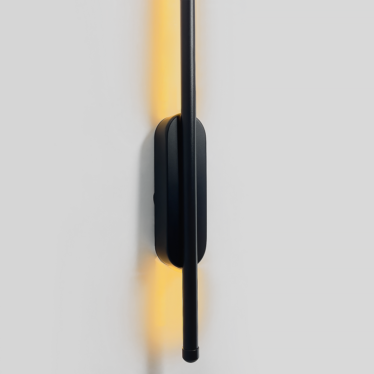 Світлодіодний настінний світильник бра колір xорний 14W Linear Glow (786W8001A BK)