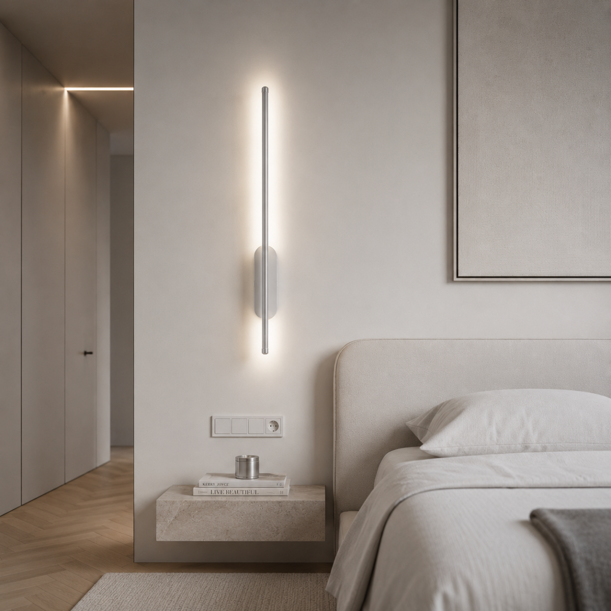 Бра світлодіодне LED на 14W, колір Срібло «Linea d'Argento» (786W8001A (600) SL)