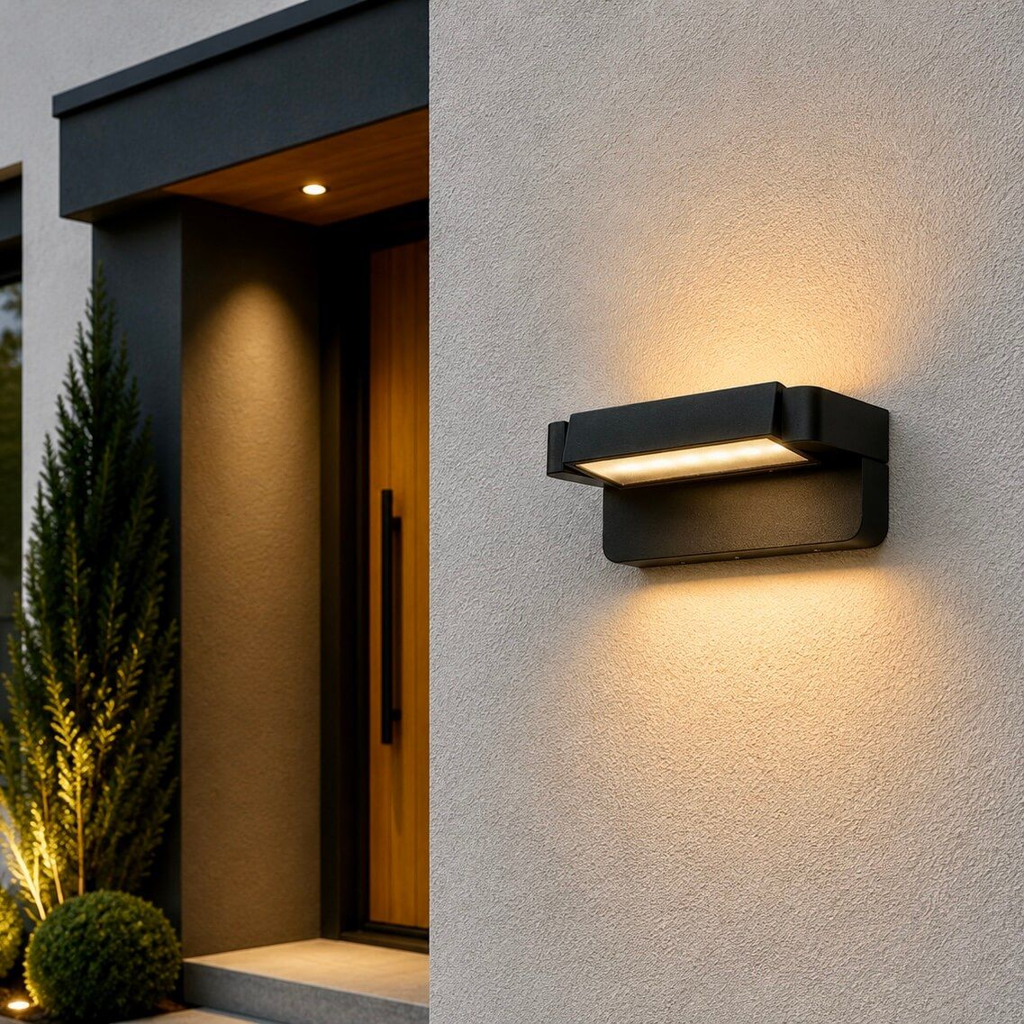 Вуличне настінне LED бра 20W 9234460 BK