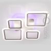 Світлодіодна Led люстра до 16 м² ромби 62 Вт з пультом керування (A8060/2+2WH LED 3color)