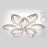 Велика LED-люстра 165 Вт з пультом до 30 м для великих кімнат (8092/6+3WH LED 3color dimmer)