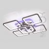 Led люстра 180 Вт квадратна з пультом до 25 м² (1115/4+1 HR)
