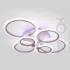 Стельова світлодіодна Led люстра до 25 м² з пультом керування (1126/6 Wh)