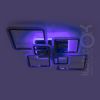 Світлодіодна LED люстра до 23 м² з RGB підсвічуванням та пультом OVAL RGB 120W