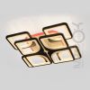 Потолочная квадратная Led люстра до 25 м² с пультом управления 192 Вт (1133/4+4 Bk)