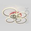 Люстра Led до 20 м² з пультом керування 140 Вт срібна (1126/6 Hr)