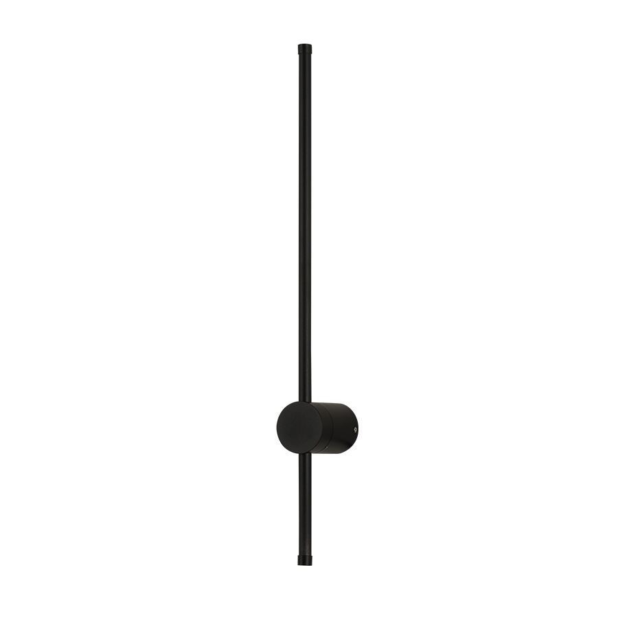 Сучасне лінійне бра 60 см чорного кольору 16W (Minimalist Stick Black 786W8002 BK)